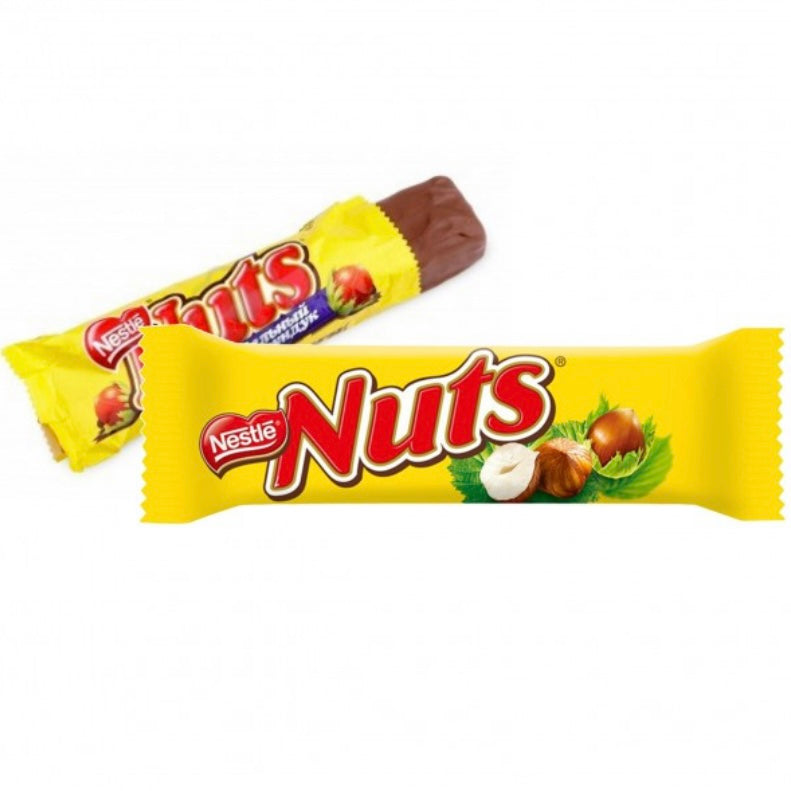 Barre chocolat aux noisettes Nuts (DDM dépassée)