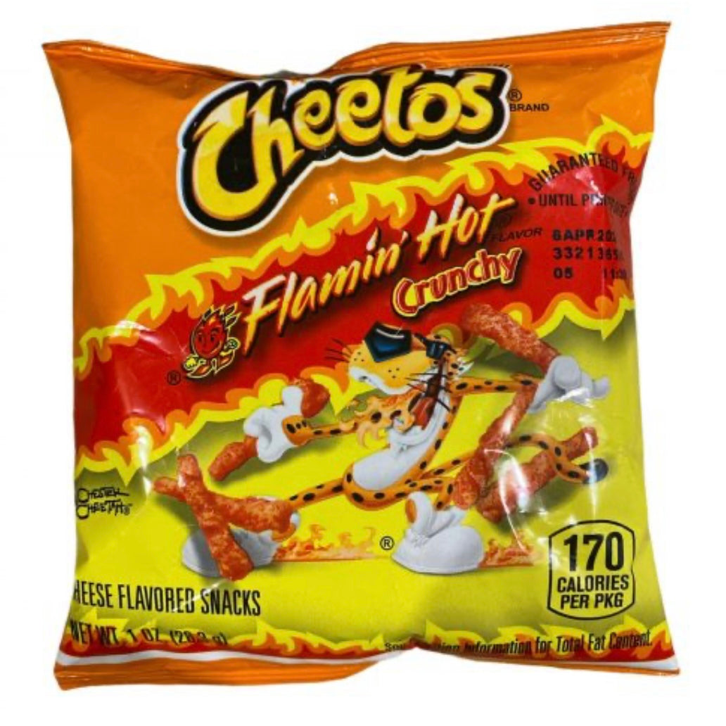 Cheetos Crunchy Flamin’Hot (DDM dépassée)