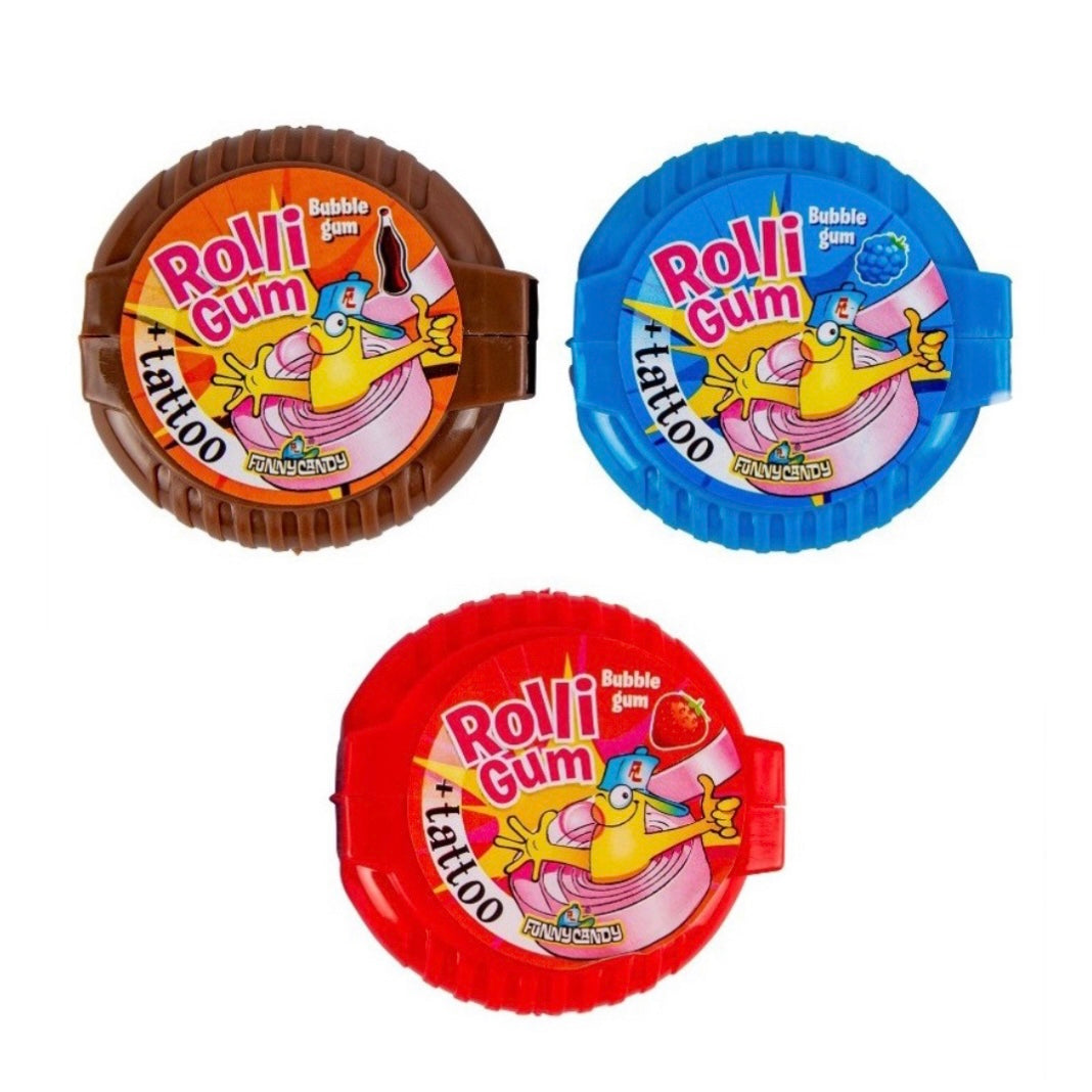 Rolli Gum Tatoo lot de 3