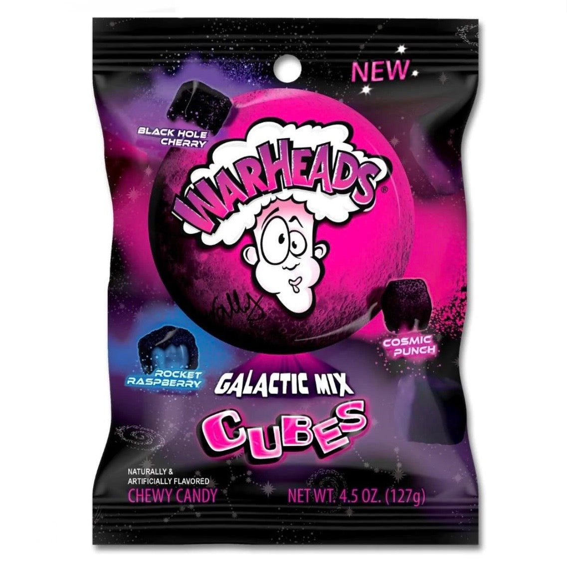 Warheads Galactic Mix Cubes