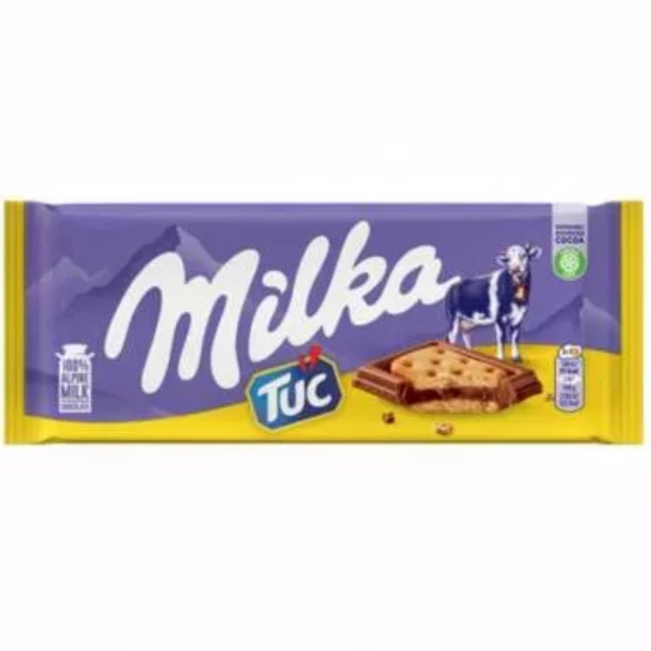 Chocolat au lait Milka Tuc